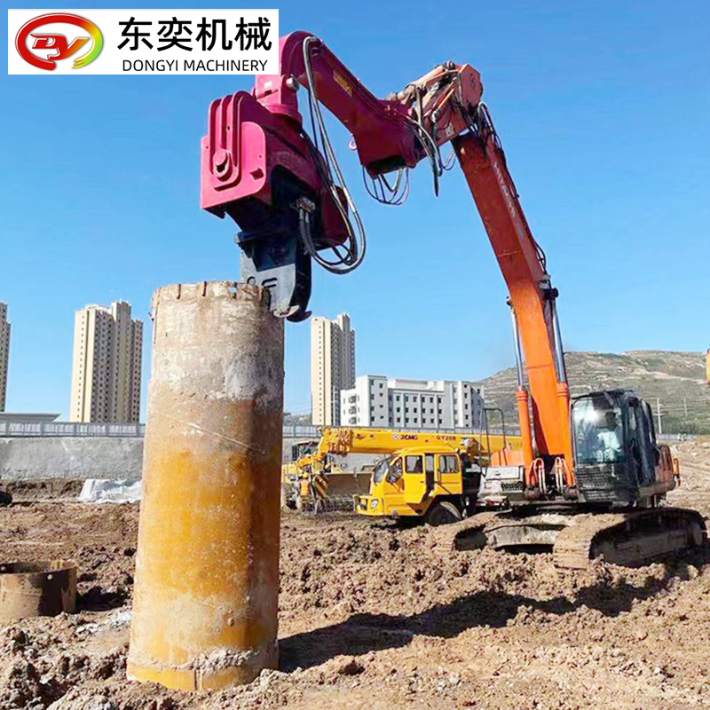 打樁機(jī)主要安裝在挖掘機(jī)上使用！